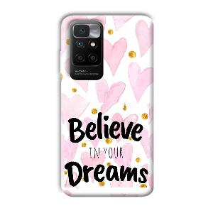 Believe Phone Customized Printed Back Cover for Redmi 10 Prime