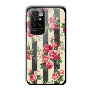 Wall of Flowers Customized Printed Glass Back Cover for Redmi 10 Prime