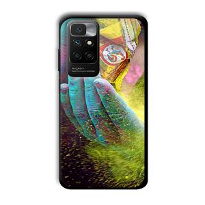 Festival of Colors Customized Printed Glass Back Cover for Redmi 10 Prime