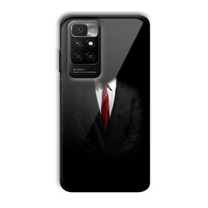 Hitman Customized Printed Glass Back Cover for Redmi 10 Prime