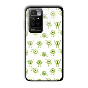 Green Eyes Customized Printed Glass Back Cover for Redmi 10 Prime
