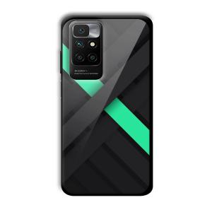 Green Cross Customized Printed Glass Back Cover for Redmi 10 Prime