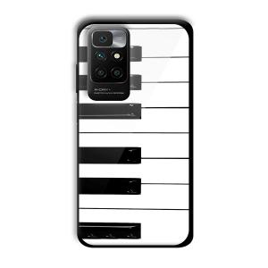 Piano Customized Printed Glass Back Cover for Redmi 10 Prime