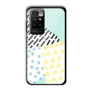 Cool Pattern Customized Printed Glass Back Cover for Redmi 10 Prime