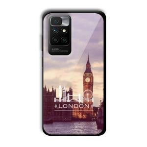 London Customized Printed Glass Back Cover for Redmi 10 Prime