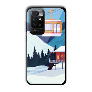 Holiday Home Customized Printed Glass Back Cover for Redmi 10 Prime