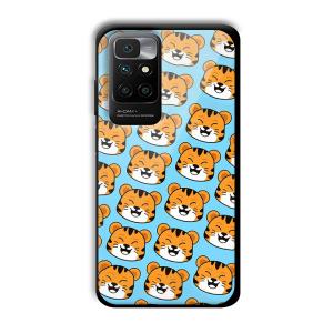 Laughing Cub Customized Printed Glass Back Cover for Redmi 10 Prime