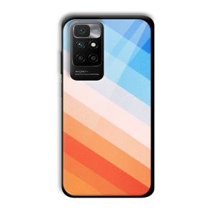Colorful Stripes Customized Printed Glass Back Cover for Redmi 10 Prime