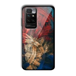 Painted Frame Customized Printed Glass Back Cover for Redmi 10 Prime
