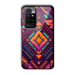 Purple Prism Customized Printed Glass Back Cover for Redmi 10 Prime