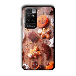 Gingerbread Customized Printed Glass Back Cover for Redmi 10 Prime