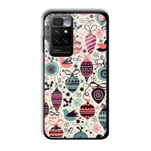 Abstract Customized Printed Glass Back Cover for Redmi 10 Prime