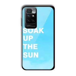 Soak Up The Sun Customized Printed Glass Back Cover for Redmi 10 Prime