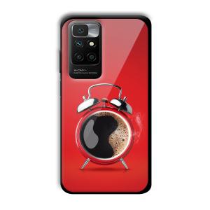 Morning Coffee Customized Printed Glass Back Cover for Redmi 10 Prime