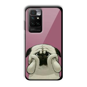 Chubby Dogo Customized Printed Glass Back Cover for Redmi 10 Prime