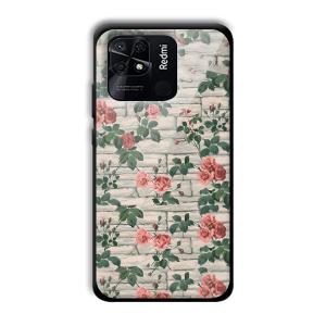 Flowers Customized Printed Glass Back Cover for Xiaomi