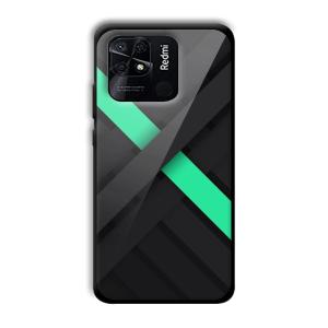 Green Cross Customized Printed Glass Back Cover for Xiaomi