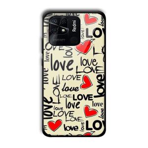 Love Customized Printed Glass Back Cover for Xiaomi