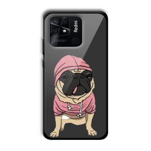 Cool Dog Customized Printed Glass Back Cover for Xiaomi Redmi 10