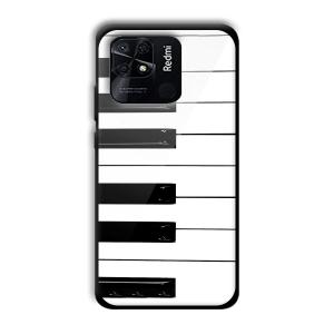Piano Customized Printed Glass Back Cover for Xiaomi Redmi 10