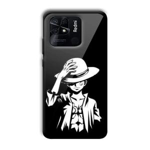 Cool Dude Customized Printed Glass Back Cover for Xiaomi Redmi 10