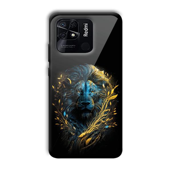 Golden Lion Customized Printed Glass Back Cover for Xiaomi Redmi 10
