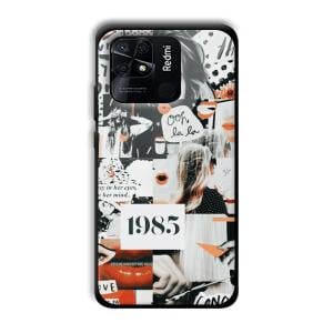 1985 Customized Printed Glass Back Cover for Xiaomi