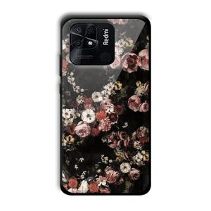 Flowers Customized Printed Glass Back Cover for Xiaomi