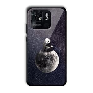 Astronaut Panda Customized Printed Glass Back Cover for Xiaomi