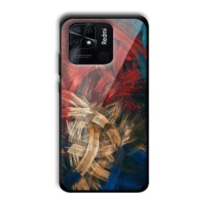 Painted Frame Customized Printed Glass Back Cover for Xiaomi