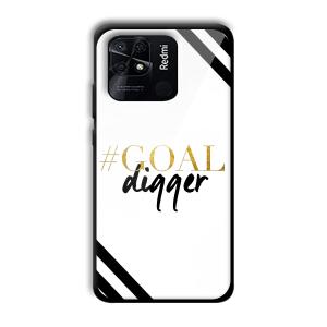 Goal Digger Customized Printed Glass Back Cover for Xiaomi