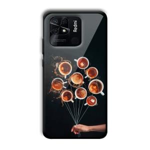 Coffee Cups Customized Printed Glass Back Cover for Xiaomi