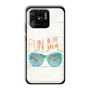 Fun in the Sun Customized Printed Glass Back Cover for Xiaomi
