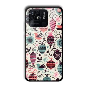 Abstract Customized Printed Glass Back Cover for Xiaomi