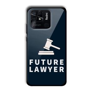 Future Lawyer Customized Printed Glass Back Cover for Xiaomi Redmi 10