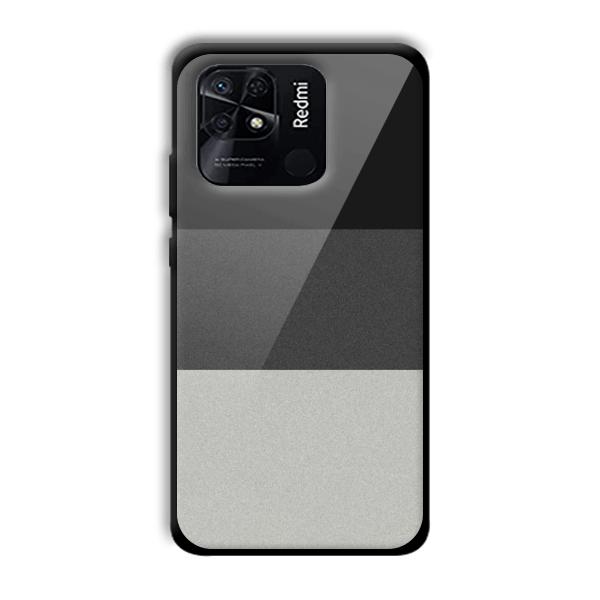 Shades of Grey Customized Printed Glass Back Cover for Xiaomi Redmi 10
