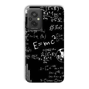 E is Equal To MC2 Phone Customized Printed Back Cover for Xiaomi Redmi 11 Prime
