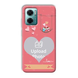 Love Birds Design Customized Printed Back Cover for Xiaomi Redmi 11 Prime 5G