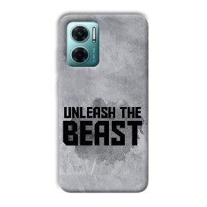 Unleash The Beast Phone Customized Printed Back Cover for Xiaomi Redmi 11 Prime 5G