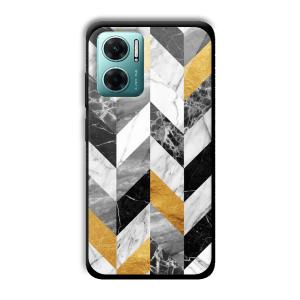 Marble Tiles Customized Printed Glass Back Cover for Xiaomi Redmi 11 Prime 5G