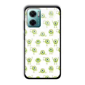 Green Eyes Customized Printed Glass Back Cover for Xiaomi Redmi 11 Prime 5G