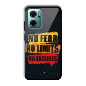 No Fear Customized Printed Glass Back Cover for Xiaomi Redmi 11 Prime 5G