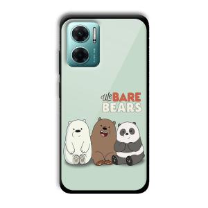 We Bare Bears Customized Printed Glass Back Cover for Xiaomi Redmi 11 Prime 5G