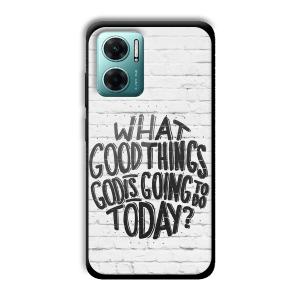 Good Thinks Customized Printed Glass Back Cover for Xiaomi Redmi 11 Prime 5G