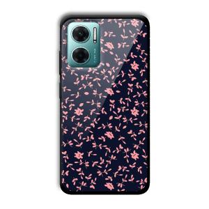 Little Pink Petals Customized Printed Glass Back Cover for Xiaomi Redmi 11 Prime 5G