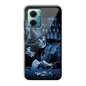 Scary Man Customized Printed Glass Back Cover for Xiaomi Redmi 11 Prime 5G