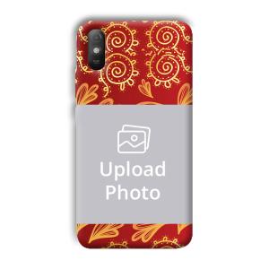Red Design Customized Printed Back Cover for Xiaomi Redmi 9A