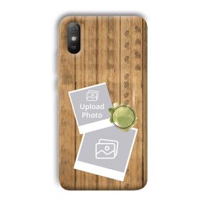Wooden Photo Collage Customized Printed Back Cover for Xiaomi Redmi 9A