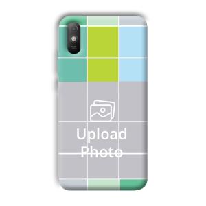 Grid Customized Printed Back Cover for Xiaomi Redmi 9A