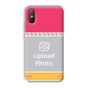 Pink Yellow Customized Printed Back Cover for Xiaomi Redmi 9A
